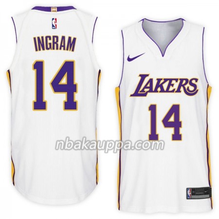 Los Angeles Lakers Brandon Ingram 14 Nike 2017-18 Valkoinen Pelipaidat Swingman - Miesten